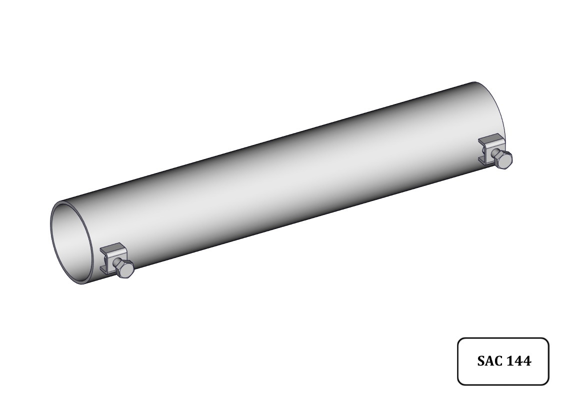 MANCHON RACCORDEMENT POUR TUBE D.76MM COMPLET