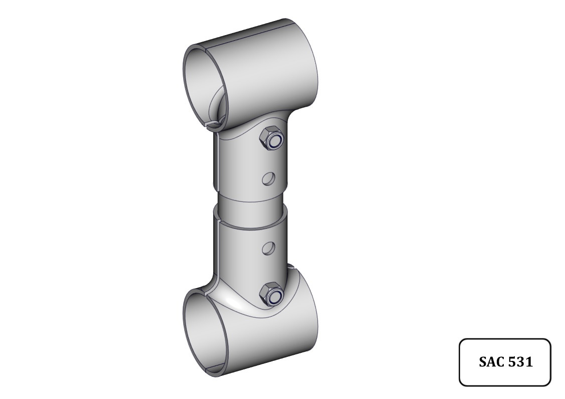 ENTRETOISE ECRAN FRONTAL EPINGLE US (ENTRAXE 260MM)